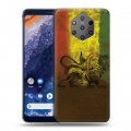 Дизайнерский силиконовый чехол для Nokia 9 PureView Флаг Раста