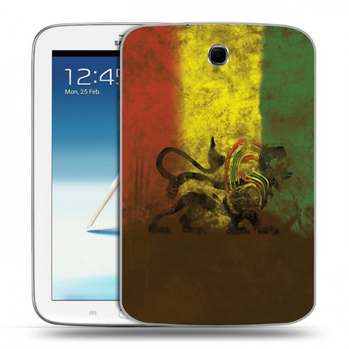 Дизайнерский силиконовый чехол для Samsung Galaxy Note 8.0 Флаг Раста