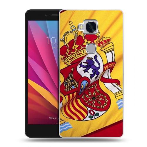 Дизайнерский силиконовый чехол для Huawei Honor 5X Флаг Испании