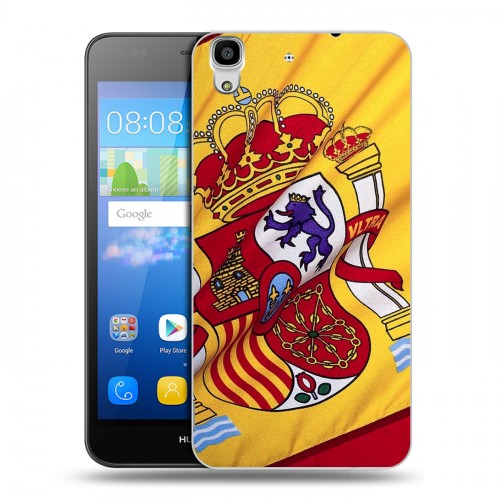 Дизайнерский пластиковый чехол для Huawei Y6 Флаг Испании