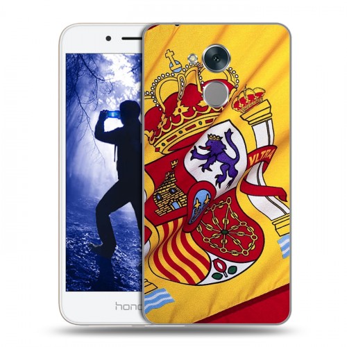 Дизайнерский пластиковый чехол для Huawei Honor 6A Флаг Испании