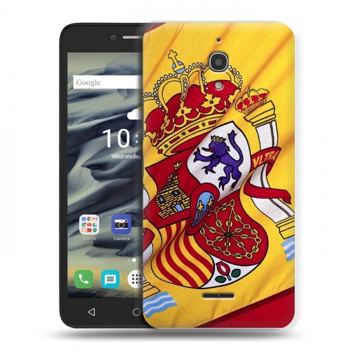 Дизайнерский силиконовый чехол для Alcatel Pixi 4 (6) 9001d Флаг Испании