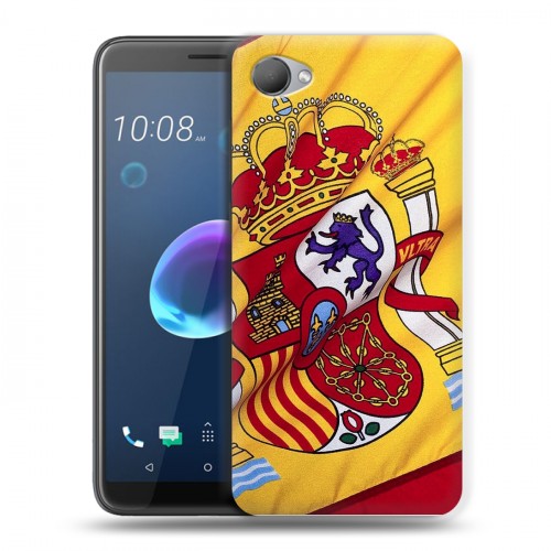 Дизайнерский пластиковый чехол для HTC Desire 12 Флаг Испании