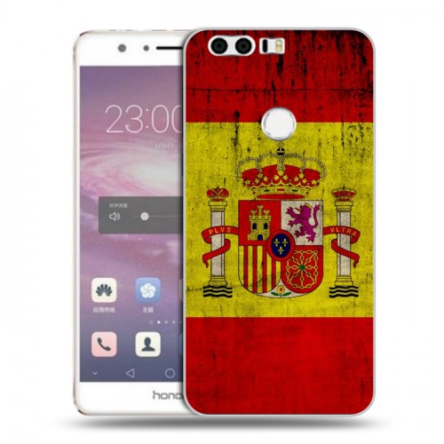 Дизайнерский пластиковый чехол для Huawei Honor 8 Флаг Испании
