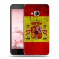 Дизайнерский силиконовый чехол для HTC U Play Флаг Испании