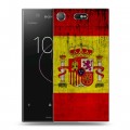Дизайнерский пластиковый чехол для Sony Xperia XZ1 Compact Флаг Испании