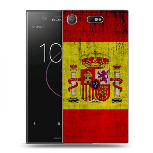 Дизайнерский пластиковый чехол для Sony Xperia XZ1 Compact Флаг Испании