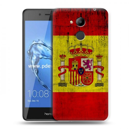 Дизайнерский пластиковый чехол для Huawei Honor 6C Pro Флаг Испании
