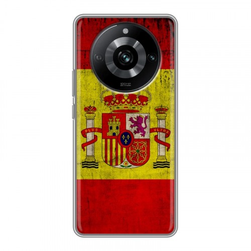 Дизайнерский пластиковый чехол для Realme 11 Pro Флаг Испании