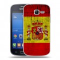Дизайнерский пластиковый чехол для Samsung Galaxy Trend Lite Флаг Испании