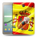 Дизайнерский силиконовый чехол для Samsung Galaxy Tab S2 8.0 Флаг Испании