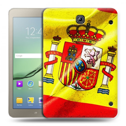 Дизайнерский силиконовый чехол для Samsung Galaxy Tab S2 8.0 Флаг Испании