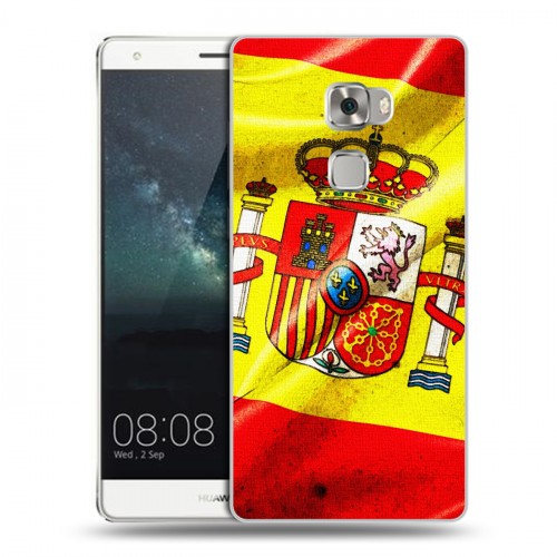 Дизайнерский пластиковый чехол для Huawei Mate S Флаг Испании