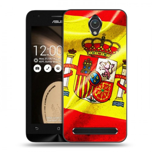 Дизайнерский пластиковый чехол для ASUS ZenFone Go 4.5 Флаг Испании