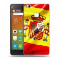 Дизайнерский пластиковый чехол для Xiaomi Mi4S Флаг Испании
