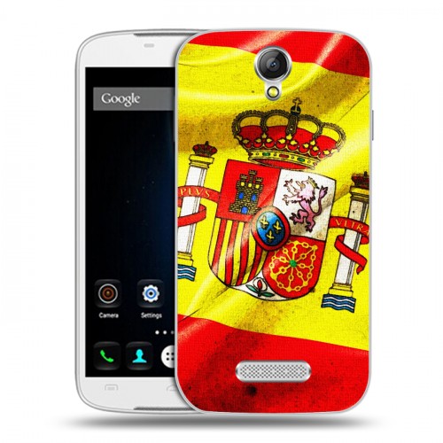 Дизайнерский пластиковый чехол для Doogee X6 Флаг Испании