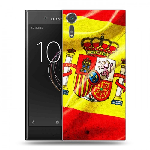 Дизайнерский пластиковый чехол для Sony Xperia XZs Флаг Испании