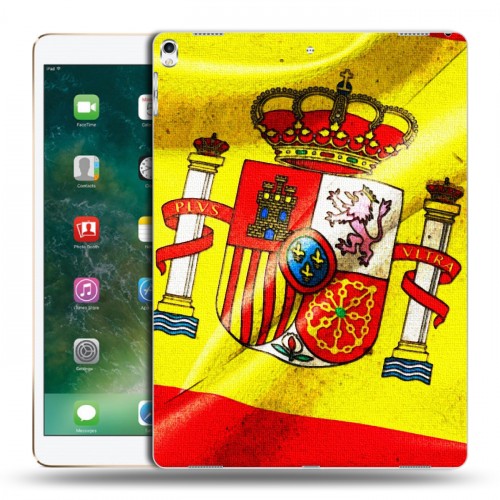 Дизайнерский пластиковый чехол для Ipad Pro 12.9 (2017) Флаг Испании