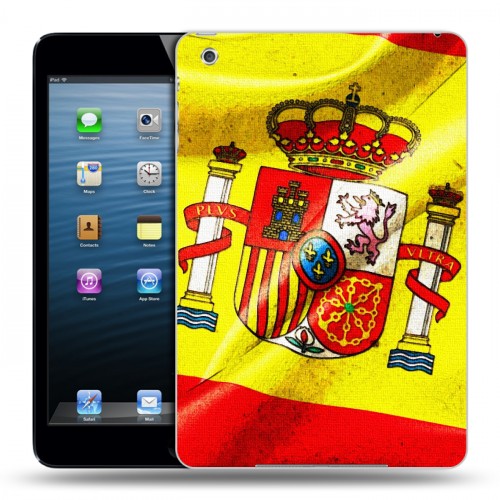 Дизайнерский пластиковый чехол для Ipad Mini Флаг Испании
