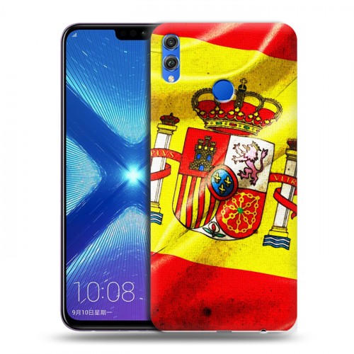 Дизайнерский силиконовый чехол для Huawei Honor 8X Флаг Испании