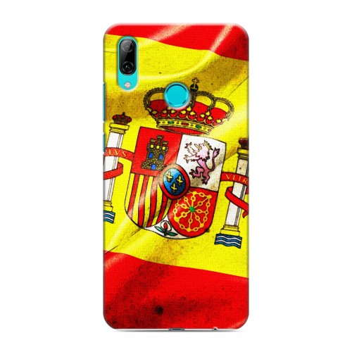 Дизайнерский пластиковый чехол для Huawei P Smart (2019) Флаг Испании