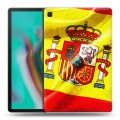Дизайнерский силиконовый чехол для Samsung Galaxy Tab S5e Флаг Испании