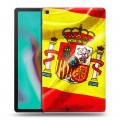 Дизайнерский силиконовый чехол для Samsung Galaxy Tab A 10.1 (2019) Флаг Испании