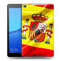 Дизайнерский силиконовый чехол для Huawei MediaPad M5 lite 8 Флаг Испании