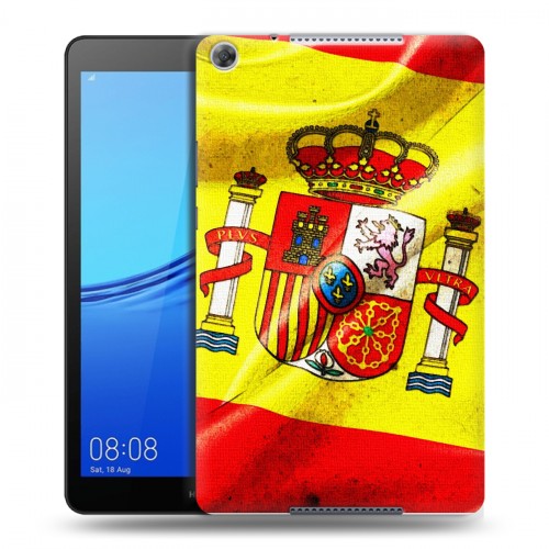 Дизайнерский силиконовый чехол для Huawei MediaPad M5 lite 8 Флаг Испании