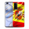 Дизайнерский силиконовый чехол для Huawei Honor 30 Pro Флаг Испании