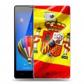 Дизайнерский пластиковый чехол для Huawei Honor 3 Флаг Испании