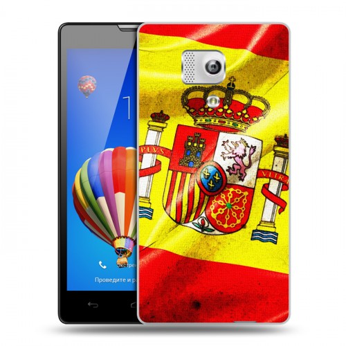 Дизайнерский пластиковый чехол для Huawei Honor 3 Флаг Испании