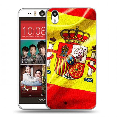 Дизайнерский силиконовый чехол для HTC Desire Eye Флаг Испании