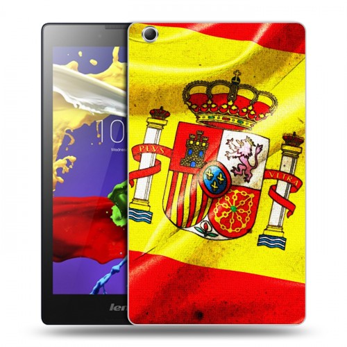 Дизайнерский силиконовый чехол для Lenovo Tab 2 A8 Флаг Испании