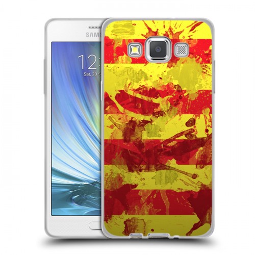 Дизайнерский пластиковый чехол для Samsung Galaxy A5 Флаг Испании