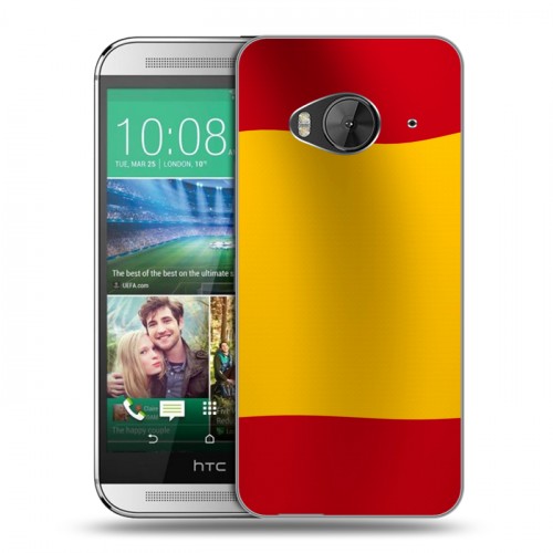 Дизайнерский силиконовый чехол для HTC One ME Флаг Испании