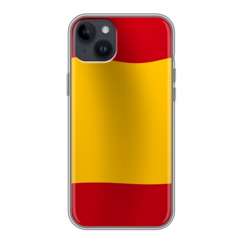 Дизайнерский пластиковый чехол для Iphone 14 Plus Флаг Испании