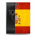 Дизайнерский пластиковый чехол для Sony Xperia XZs Флаг Испании