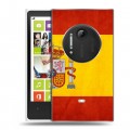 Дизайнерский пластиковый чехол для Nokia Lumia 1020 Флаг Испании