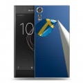 Дизайнерский пластиковый чехол для Sony Xperia XZs Флаг Швеции