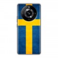 Дизайнерский пластиковый чехол для Realme 11 Pro Флаг Швеции