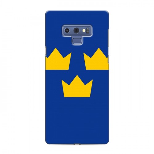 Дизайнерский силиконовый чехол для Samsung Galaxy Note 9 Флаг Швеции