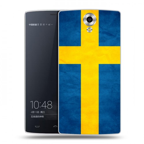 Дизайнерский силиконовый чехол для Homtom HT7 Флаг Швеции