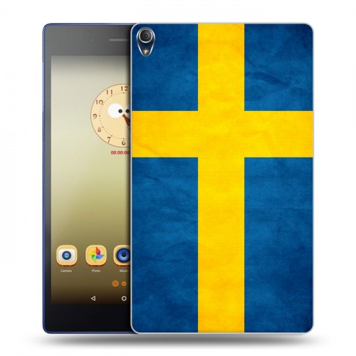 Дизайнерский силиконовый чехол для Lenovo Tab 3 8 Plus Флаг Швеции