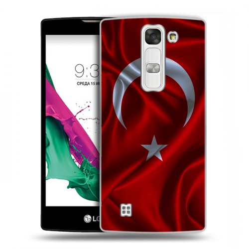 Дизайнерский пластиковый чехол для LG G4c Флаг Турции