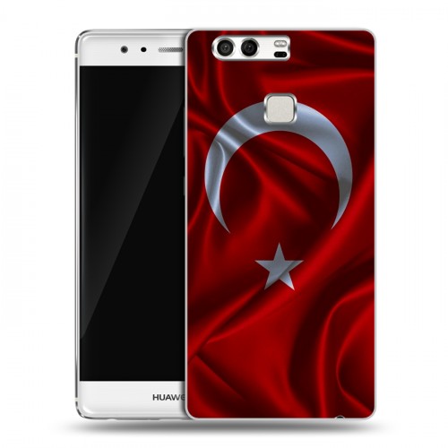 Дизайнерский силиконовый чехол для Huawei P9 Флаг Турции