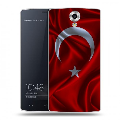 Дизайнерский силиконовый чехол для Homtom HT7 Флаг Турции