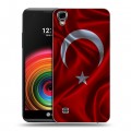 Дизайнерский силиконовый чехол для LG X Power Флаг Турции