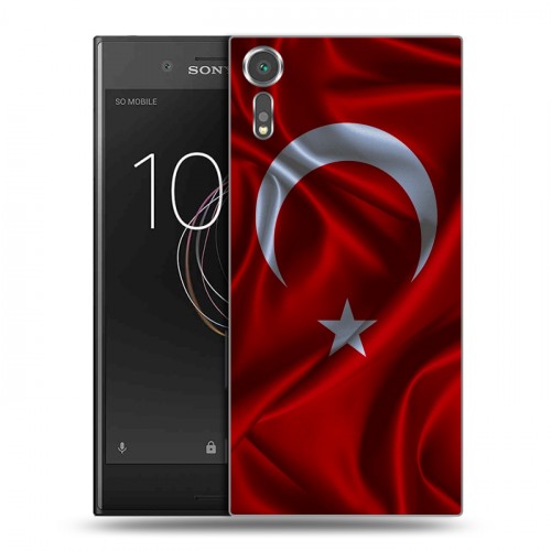 Дизайнерский пластиковый чехол для Sony Xperia XZs Флаг Турции