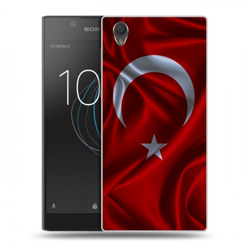 Дизайнерский пластиковый чехол для Sony Xperia L1 Флаг Турции